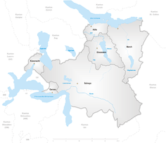 Schwyzin kantonien alueet  