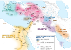Geopolitical situation during the 13th century BC.