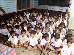 Základní škola v Indii