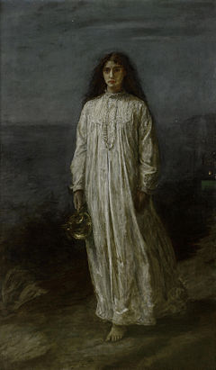 De Somnambulist door John Everett Millais, 1871  