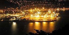 Der Hafen von Wellington