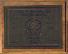 Sidewise Award för Murray Davies roman Collaborator