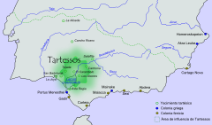 Tartessos, location and dispersion
