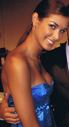 ダヤナ・メンドーサさん（2007年ミス・ベネズエラ、2008年ミス・ユニバース