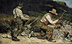 The Stone Breakers foi uma pintura de Gustave Courbet, feita em 1849. Foi perdido em um incêndio, em 1945.