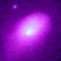 Imagen de rayos X del cúmulo de galaxias Abell 2412  
