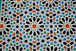 Fez (Morocco) - potentially infinite tile mosaic in the Medersa Attarine