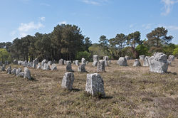 Piedras en las alineaciones de Kerlescan  