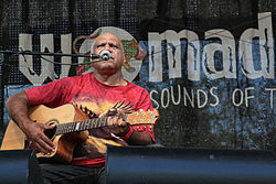 Archie Roach at the WOMAD music festival in Adelaide, 2011.