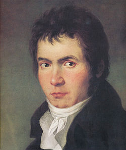 Beethoven leta 1804, ko je začel pisati Peto simfonijo.