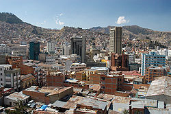 La Paz, capital de Bolivia