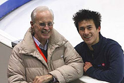 Chan en Don Laws in de finale van de Grand Prix 2007-08
