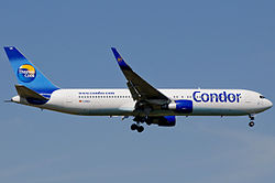 Η Condor χρησιμοποιεί το Boeing 767-300ER
