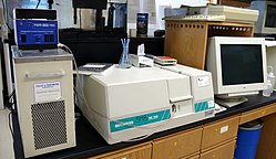 Beckman DU640 UV/Vis-spektrofotometer.  