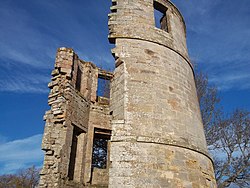Ruinerna av Douglas Castle  