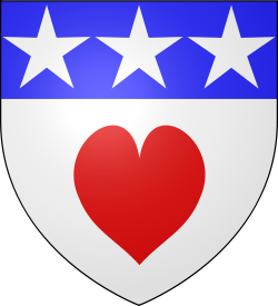 ロバート・ザ・ブルースの心臓を持つジェームズ卿の後、歴代のダグラス家の紋章を継承