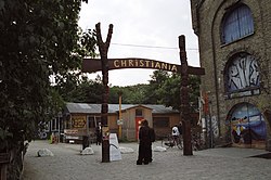 Indgangen til Christiania