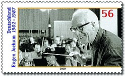 Vācijas pastmarka par godu Jochuma 100. gadadienai kopš viņa dzimšanas