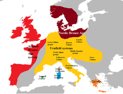 L'Europe à la fin de l'âge du bronze