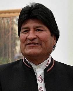 Evo Morales v červenci 2019