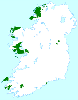 Това са областите Gaeltacht