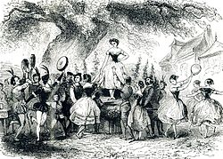 Giselle est couronnée Reine du Vintage dans une illustration de 1845