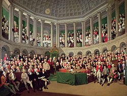 The Irish House of Commons de Francis Wheatley, 1780