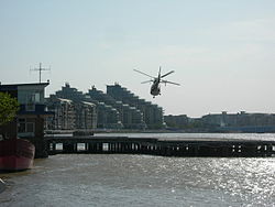 L'héliport de Londres en action