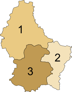 Tidigare distrikt i Luxemburg  