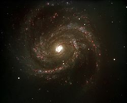Messier 100, przez Europejskie Obserwatorium Południowe