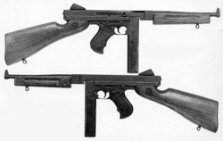 M1A1 modelio automatas "Thompson