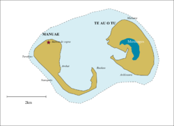 Kaart van Manuae