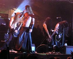 Finntroll tijdens concert op Masters of Rock 2007 festival.  