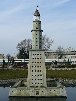 Nachbildung des Leuchtturms von Alexandria
