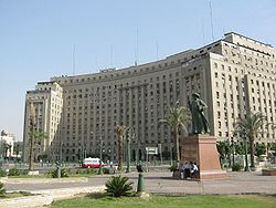 The Mogamma, built by Soviet architects from 1950-1952 and today Egypt's central administration building.