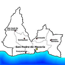 Gemeenten in de provincie San Pedro de Macorís  