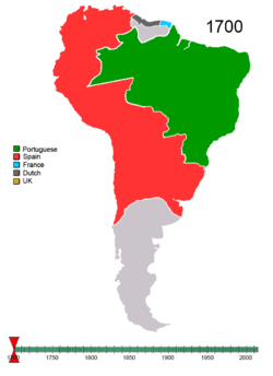 Geschiedenis van de kolonisatie in Zuid-Amerika