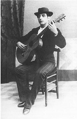 Paco de Lucena, chitarrista spagnolo di flamenco gitano del 19° secolo