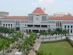 A Casa do Parlamento de Cingapura.