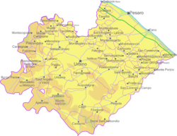 Kaart van de provincie  