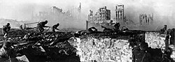 Sovjetsoldaten in Stalingrad