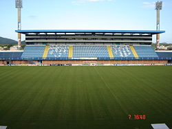 Стадион Ressacada, вътрешна гледка