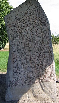 Röki rannakivi, Rootsi, 9. sajand