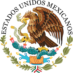 Zegel van de regering van Mexico.