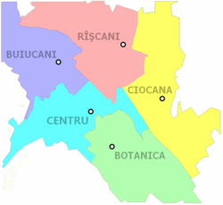 Chișinău Sectoare