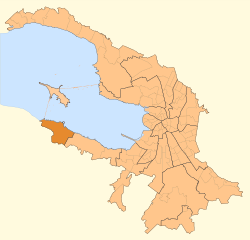 Mapa pokazująca, gdzie leży Łomonosow