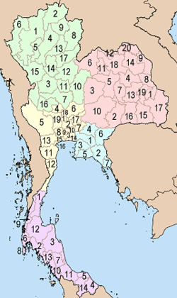 Prowincje Tajlandii