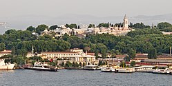View of the palace from the Golden Horn