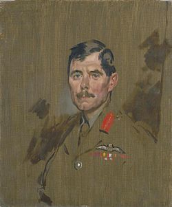 Portret Trencharda autorstwa Williama Orpena, 13 maja 1917 r.