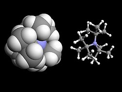 Um exemplo de uma molécula com grupos volumosos
